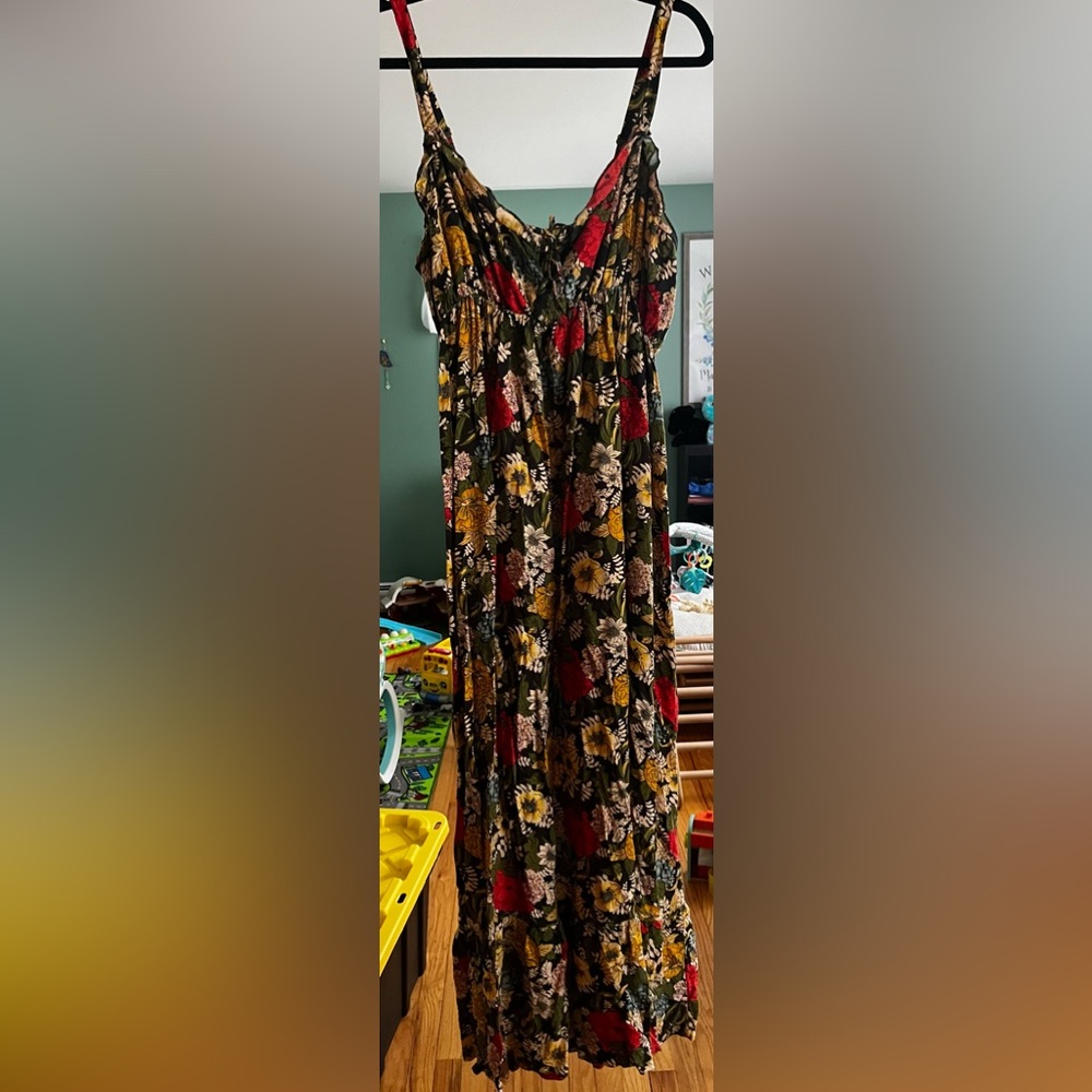 Floral maxi dress